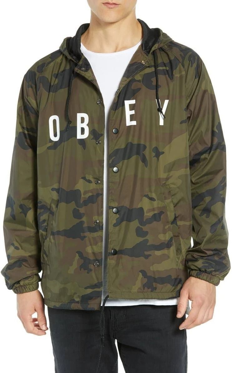 Obey Camo Hooded Jacket